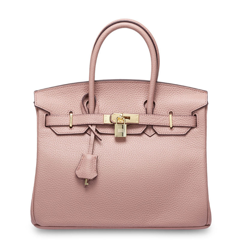 Women's First Layer Cowhide Genuine Leather Portable Handbags
