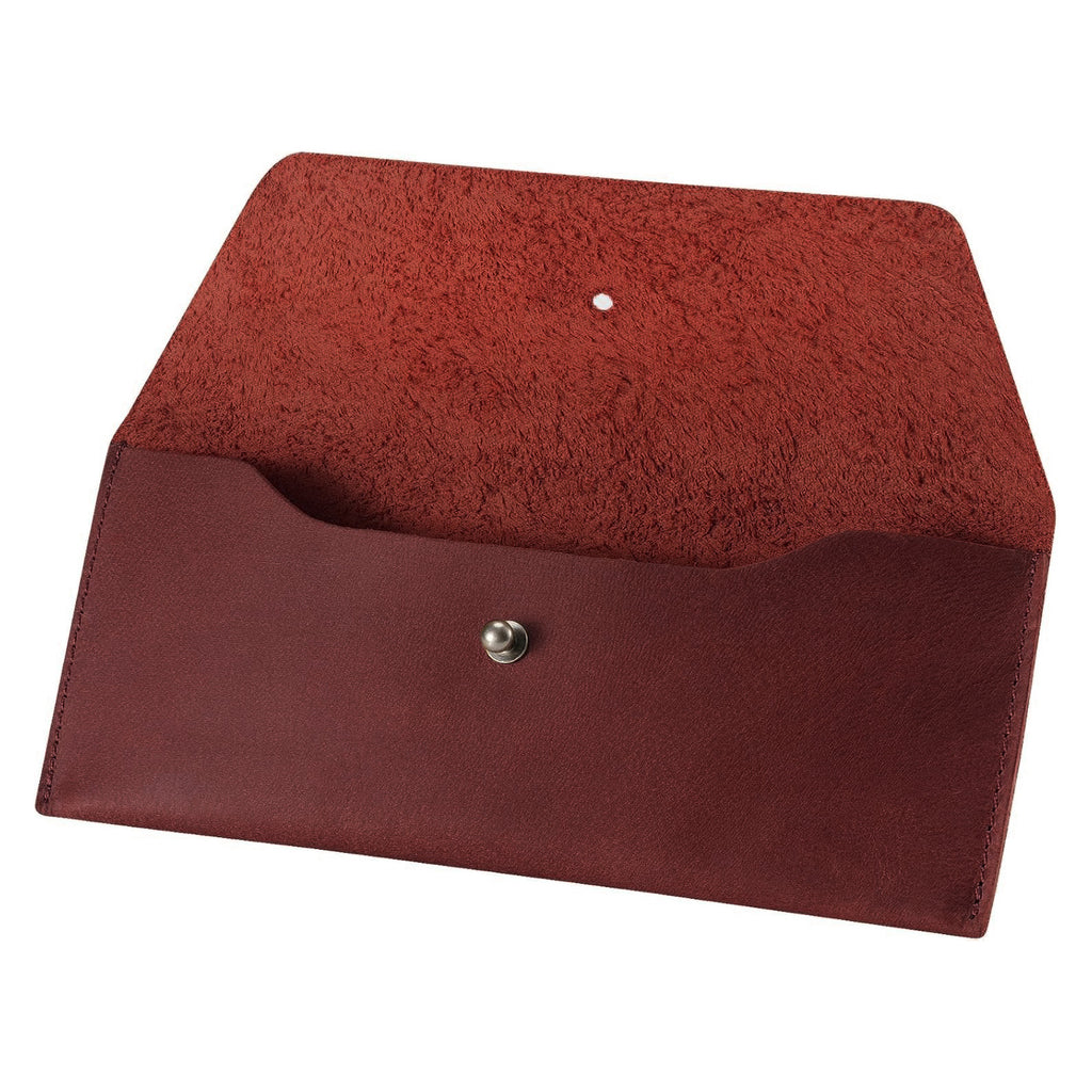 Genuine Leather Retro Clutch Wallet – Money Envelope Pouch for Men