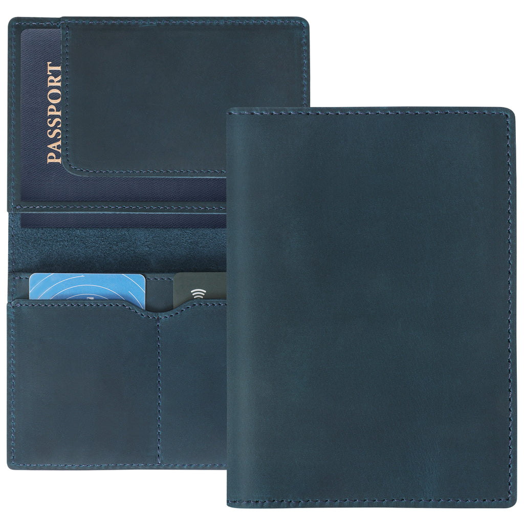 Leather Passport Holder, Handmade Passport cover, Travel Wallet Cover Case for Men and Women, Leather Travel Documents Organizer Protector