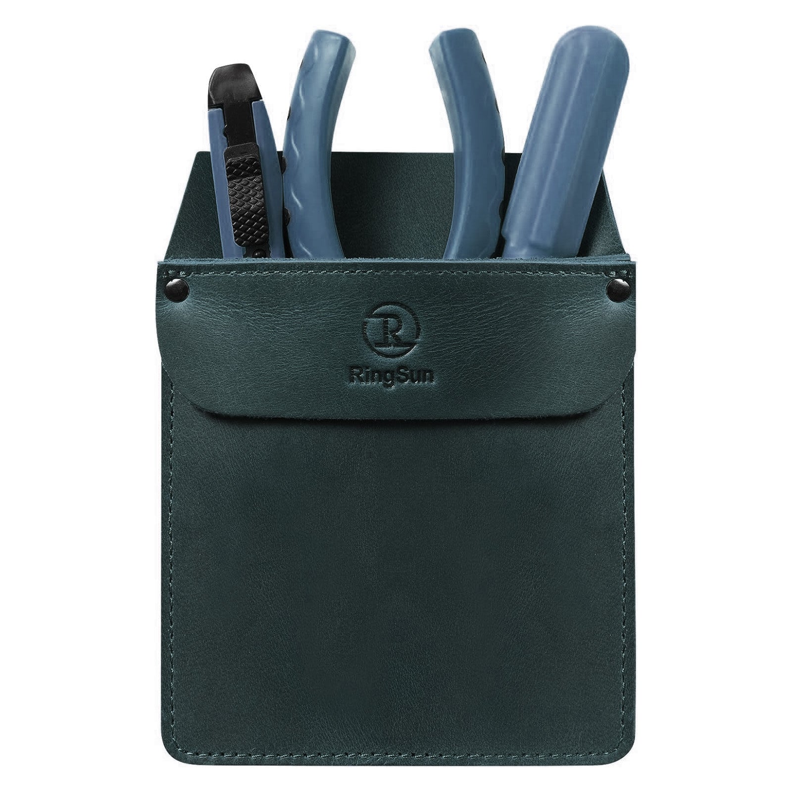 Genuine Leather Pocket Protector for Men, Durable Tool Pouch, Jeans Shirts Protector for Tools Pens