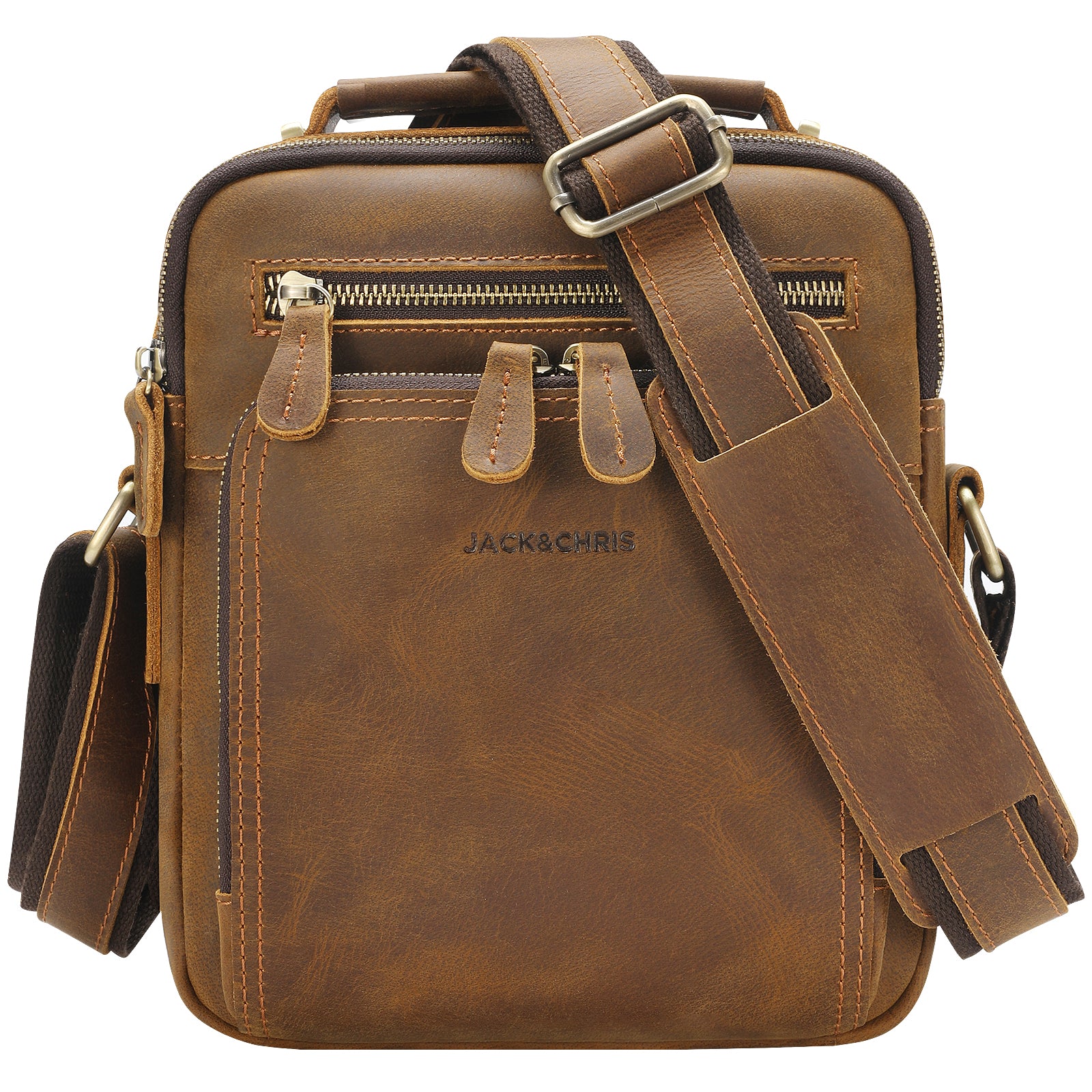 Leather Messenger Bag for Men, Man Purse Crossbody Bags for Work Business