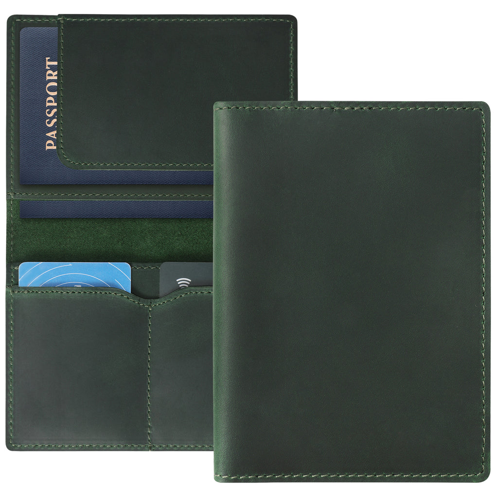 Leather Passport Holder, Handmade Passport cover, Travel Wallet Cover Case for Men and Women, Leather Travel Documents Organizer Protector