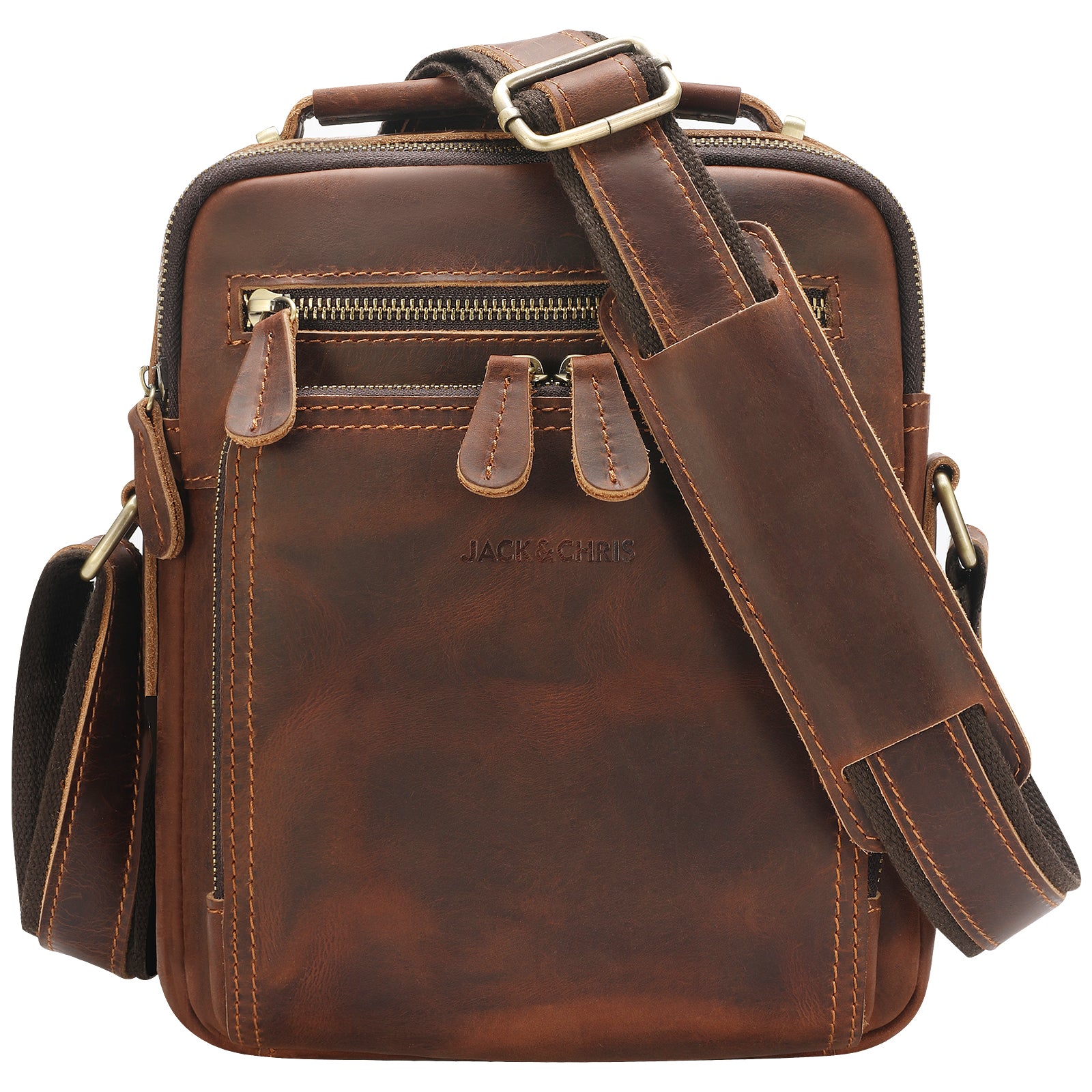 Leather Messenger Bag for Men, Man Purse Crossbody Bags for Work Business