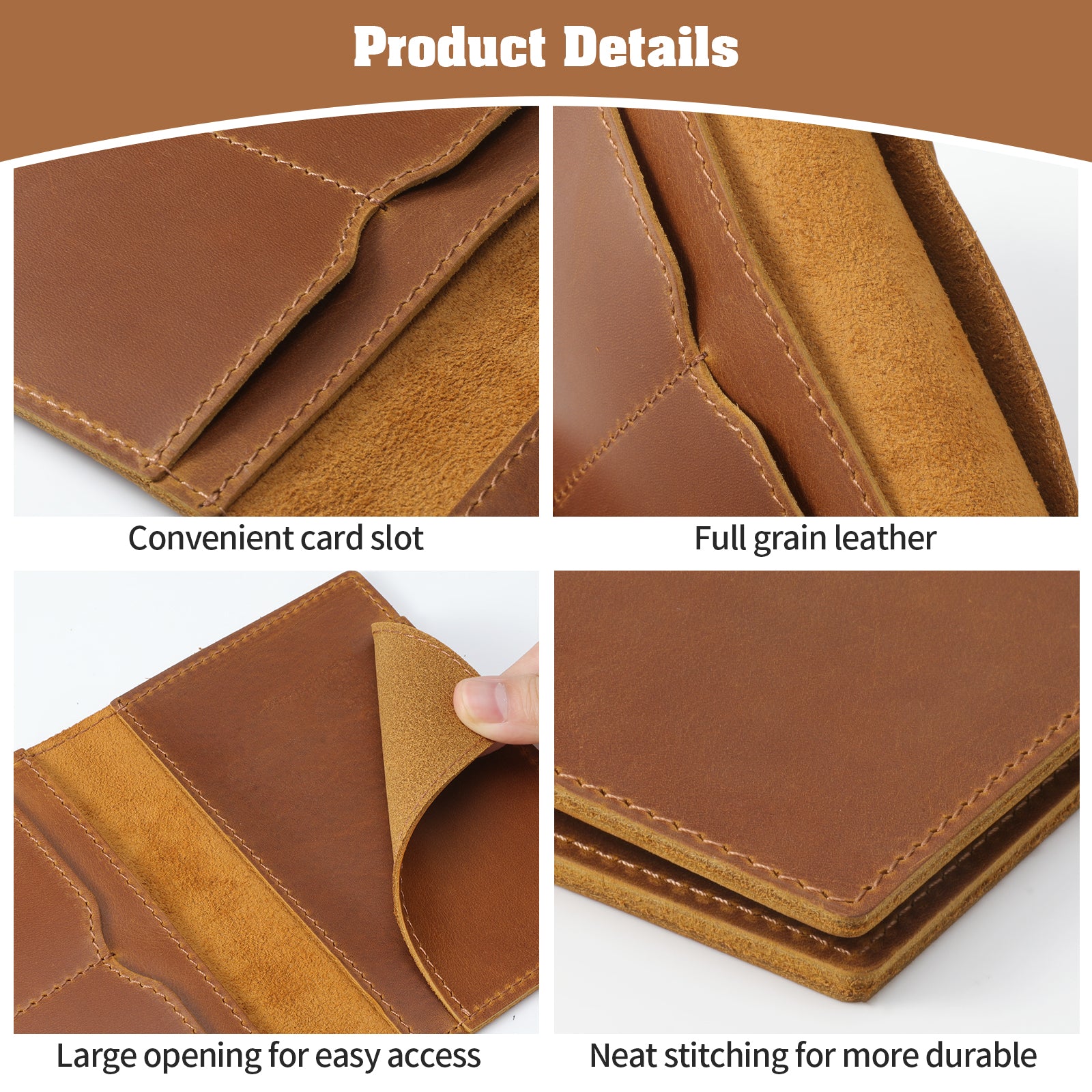 Leather Passport Holder, Handmade Passport cover, Travel Wallet Cover Case for Men and Women, Leather Travel Documents Organizer Protector