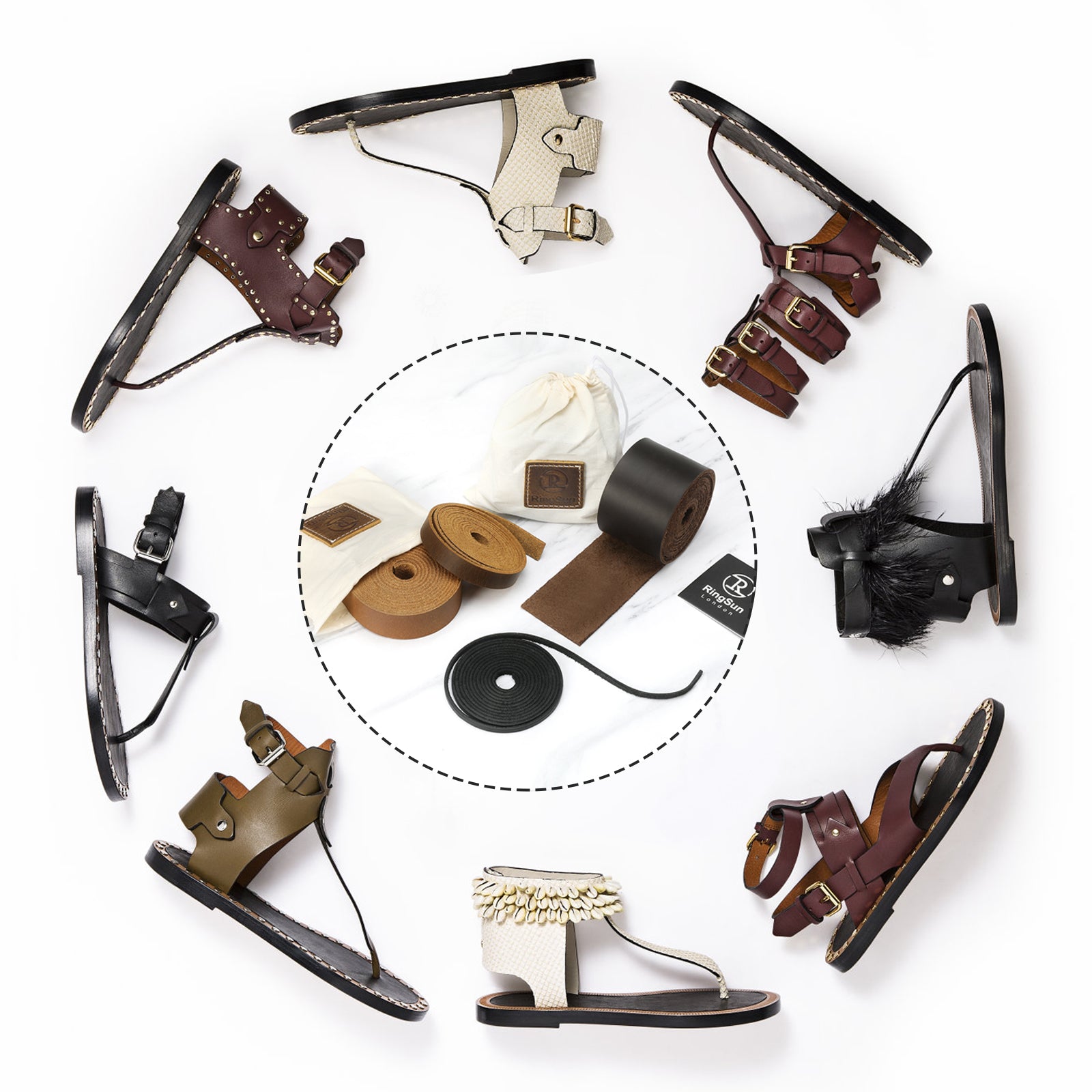 Wide Flat Leather Straps for Crafts, Full Grain Leather Strips for Crafts, Tooling (2mm Thick 72.5 Inches Long）