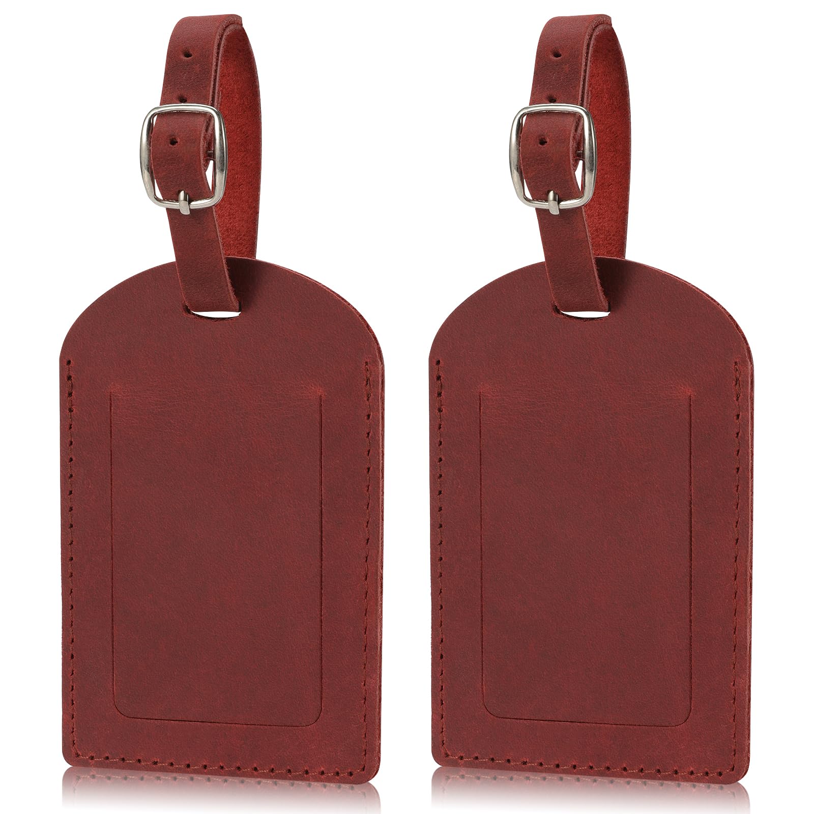 Genuine Leather Luggage Tag for Suitcases ID Tags Bag Tags for Luggage