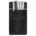 Men's Pocket Protector - Full Grain Leather - Heavy Duty Pen Holder for Shirts, Lab Coats - Holds 6 Pens & Pointers & Cards